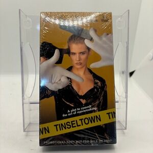 Tinseltown VHS Movie Promotional Copy Sealed 1998 Aaron‎ Wood Rare HTF